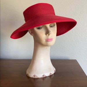 Collapsible Travel Hat Red San Diego SZ OS